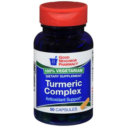 0 GNP Turmeric Complex 50 Capsules Vitamins & Supplements Black