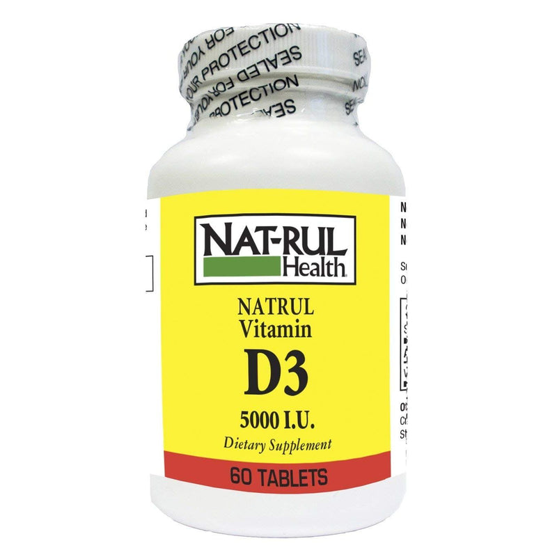 Natrul Health Natrul Health Vitamin D 5000 I.U Tablets Vitamins & Supplements White Smoke