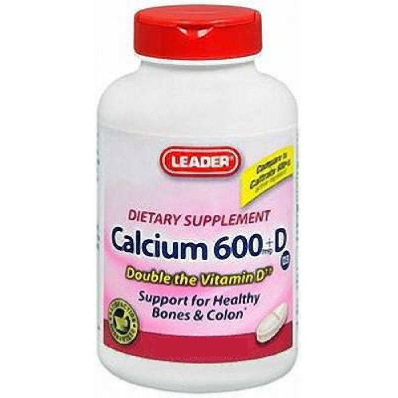 Leader Leader Calcium Plus D3 Dietary Supplement Chewable Tablets Vitamins & Supplements Lavender