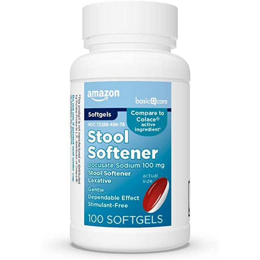 American Health Inc. American Health Inc. Docusate Sodium Softgels 100ct Vitamins & Supplements White Smoke