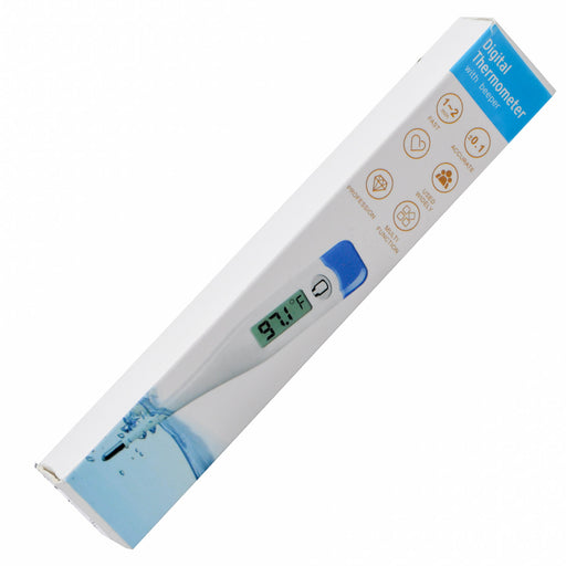 Mabis Mabis Duro-Med - Thermometer Digital W/Beeper 60-Second Medicine Cabinets White Smoke