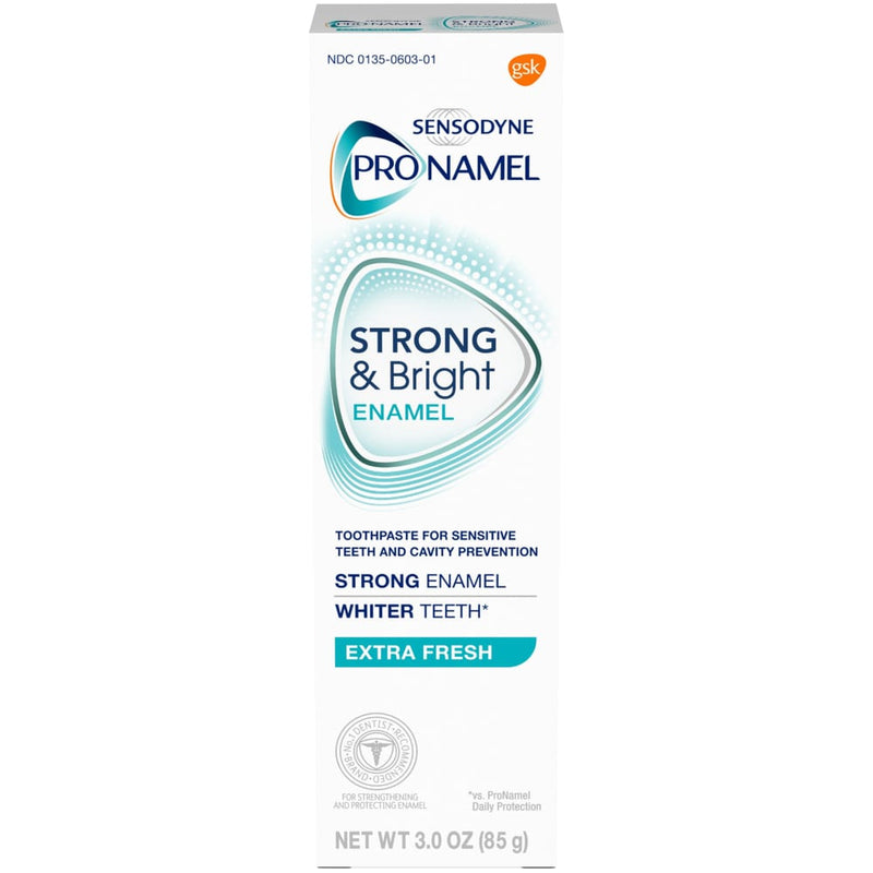 Sensodyne Sensodyne Pronamel Strong And Bright Enamel Toothpaste For Sensitive Teeth, Extra Fresh 3 Ounces Toothpaste White Smoke