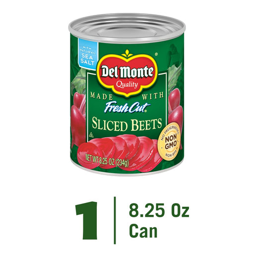 Del Monte Del Monte Fresh Cut Sliced Beets 8.25 Oz Can Beets White Smoke