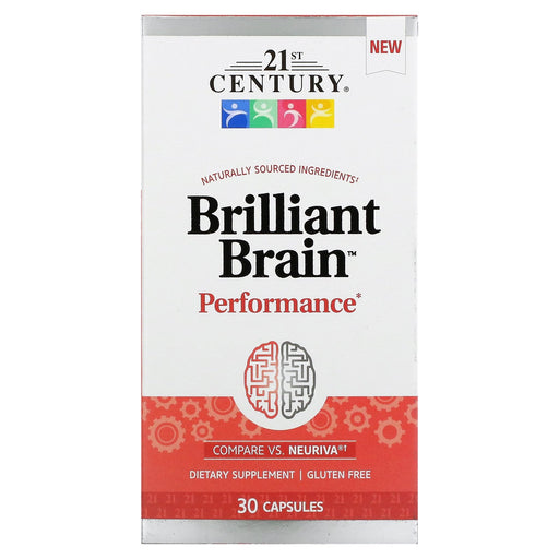 21st Century Brilliant Brain Performance Capsules 30Ct Vitamins & Supplements Lavender