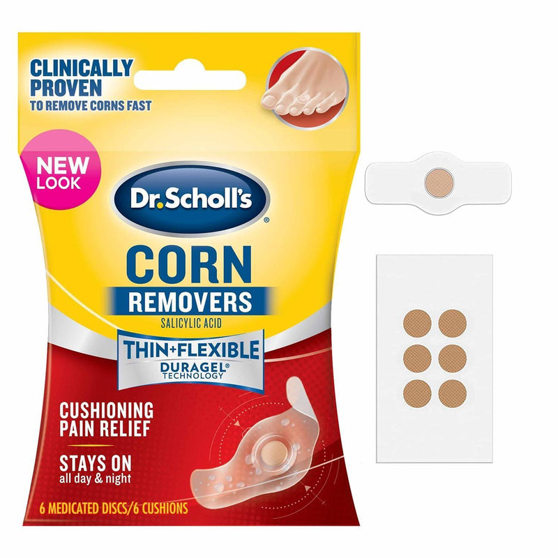 Dr Scholls Dr Scholls Corn Remover, One Step, Medicated Bandages Personal Care White Smoke