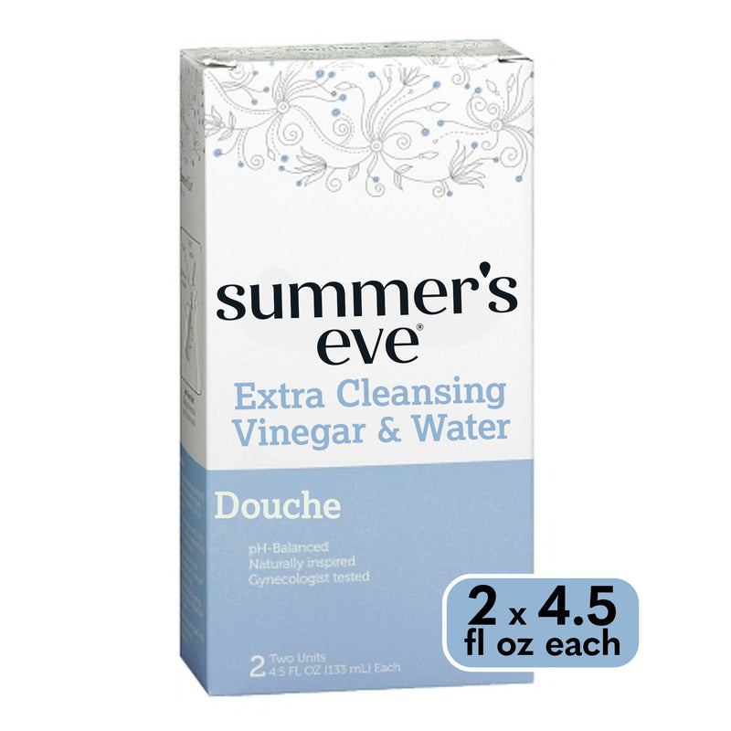 Summer's Eve Summer's Eve Douche, Extra Cleansing Vinegar & Water, Twin Pack Health & Beauty White Smoke