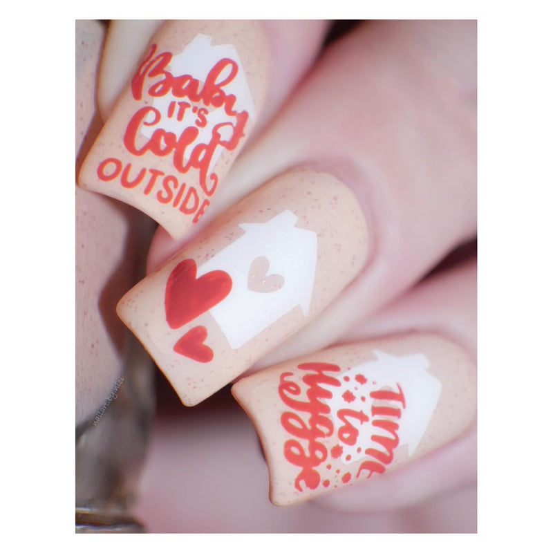 UberChic Beauty Cozy At Home Stamping Plate Gray