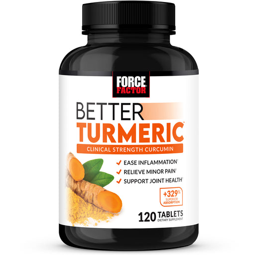 Force Factor Better Turmeric  Tb 1600Mg 120 Vitamins & Supplements White Smoke