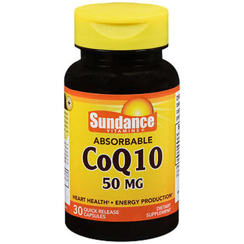 Sundance Sundance Vitamins Co Q-10 50 Mg Mineral Supplement Vitamins & Supplements Black