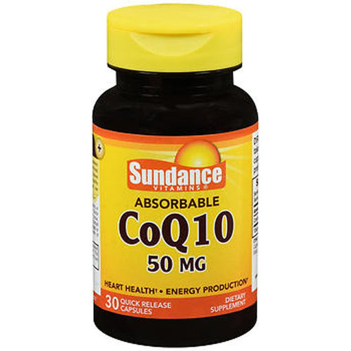 Sundance Sundance Vitamins Co Q-10 50 Mg Mineral Supplement Vitamins & Supplements Black