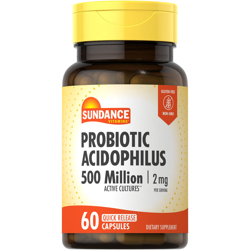 Sundance Sundance Probiotic Acidophilus Quick Release - 60 Capsules Vitamins & Supplements White Smoke