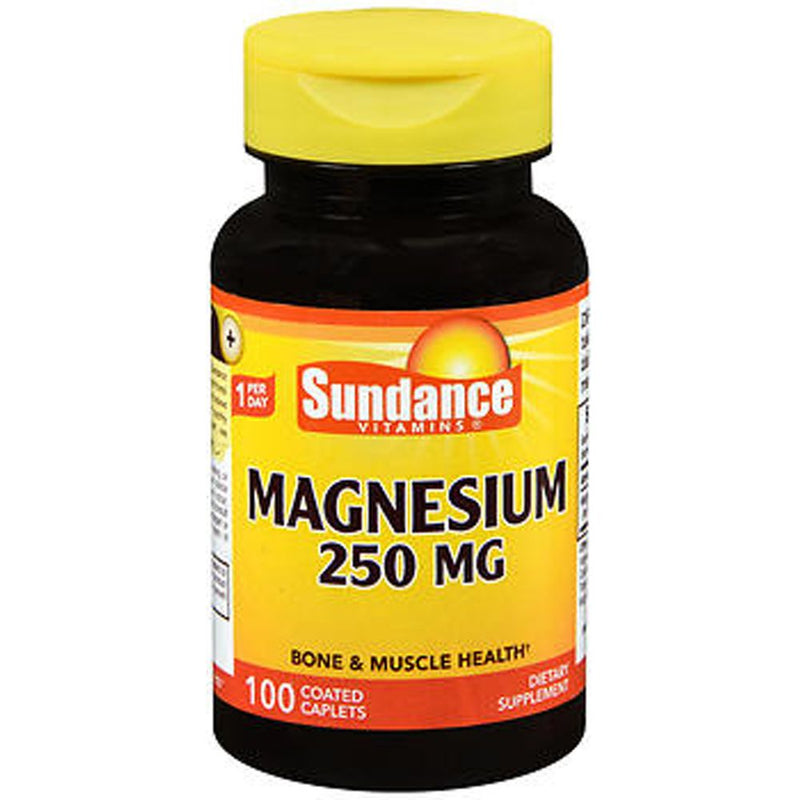 Sundance Sundance Vitamins Magnesium 250 Mg Tablets Vitamins & Supplements Black
