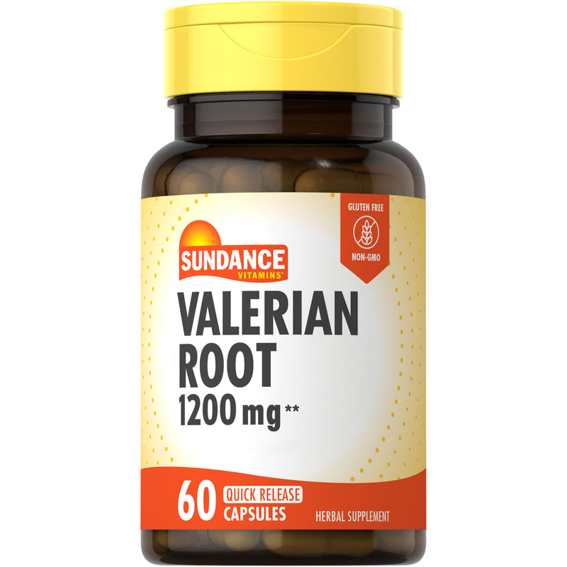 Sundance Sundance Vitamins Valerian Root 1200 Mg Capsules Vitamins & Supplements White Smoke