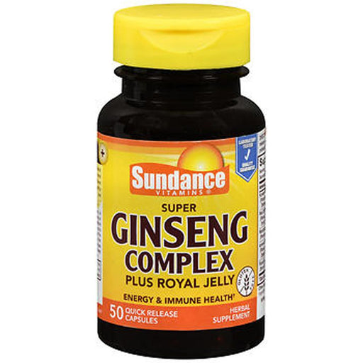 Sundance Sundance Vitamins® Super Ginseng Complex (800 mg) Vitamins & Supplements Black