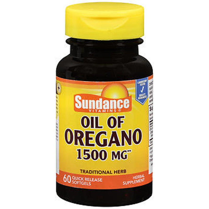 Sundance Sundance Vitamins Oil Of Oregano Softgels, 1500 Mg Vitamins & Supplements Black