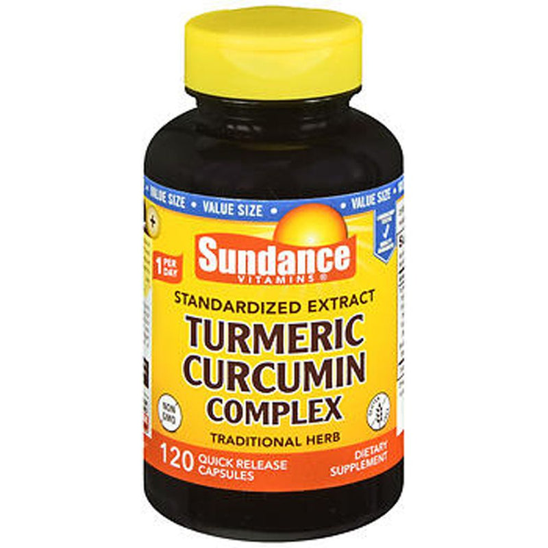 Sundance Sundance Standardized Turmeric Curcumin Complex, 120 Quick Release Capsules Vitamins & Supplements White Smoke