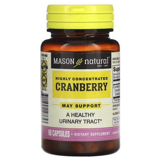 Mason Natural Mason Natural Highly Concentrated Cranberry Capsules, #1476 Vitamins & Supplements White Smoke