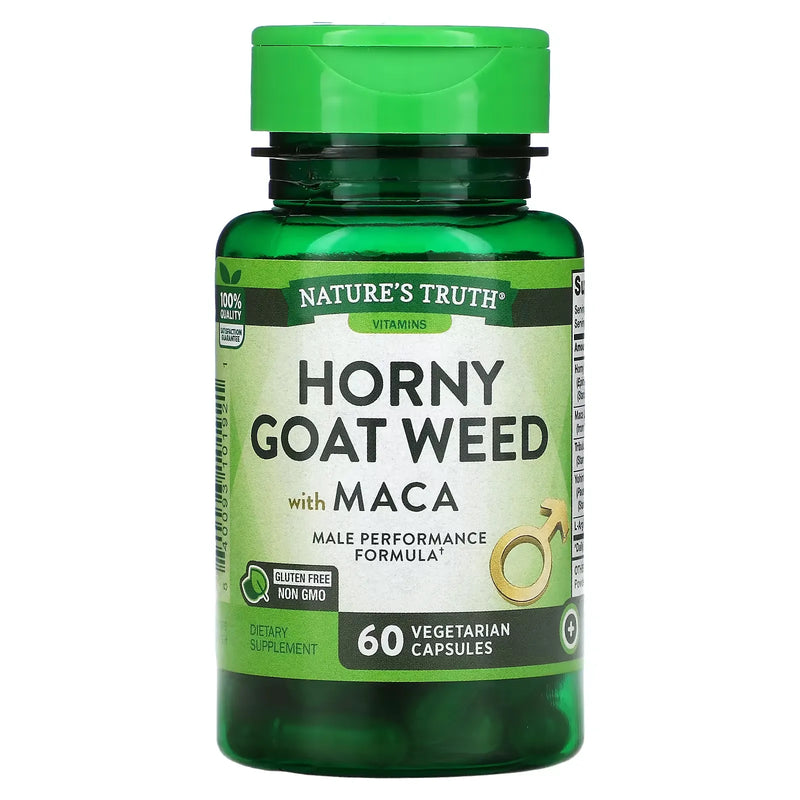 Nature's Truth Nature's Truth Capsules With Maca Horny Goat Weed Vitamins & Supplements White Smoke