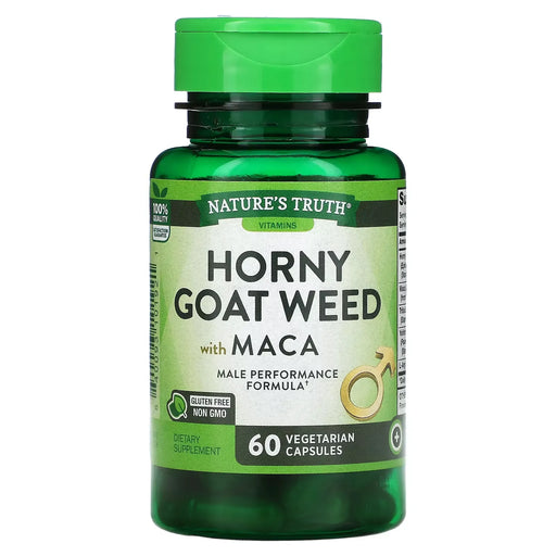 Nature's Truth Nature's Truth Capsules With Maca Horny Goat Weed Vitamins & Supplements White Smoke