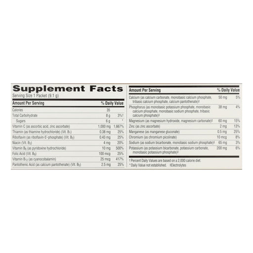 Emergen-C Alacer Emergen-C Super Orange 30 ct - 1000mg Vitamin C Vitamin C Supplement Beige