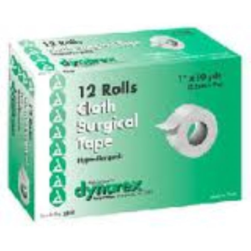 Dynarex Dynarex Tape Surgical Cloth 12  1"X10 Yd Health & Beauty White Smoke