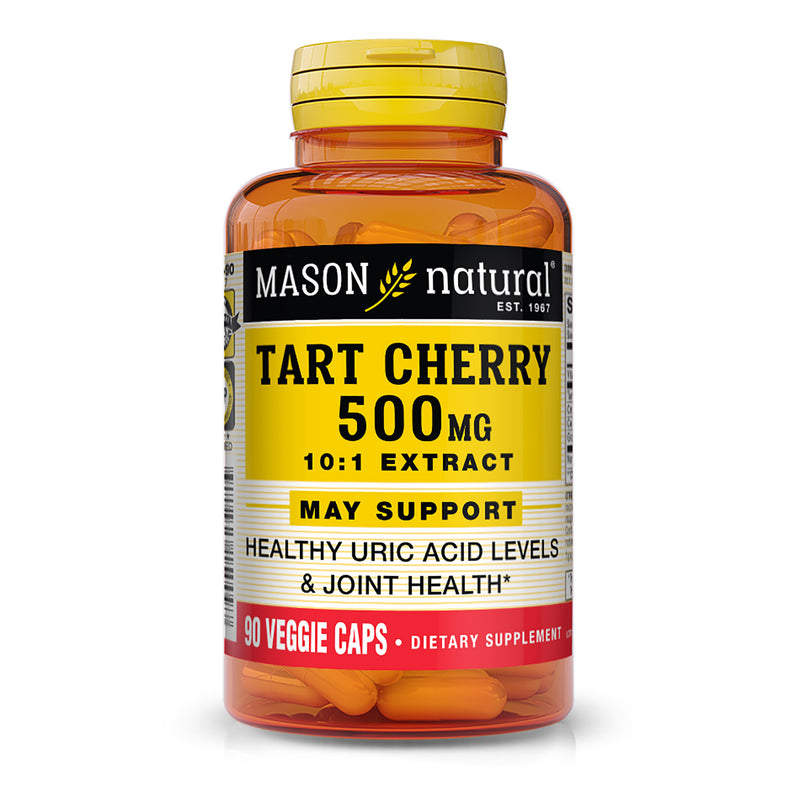 Mason Natural Mason Natural® Tart Cherry 500 mg - Joint Health & Antioxidant Support - 90 Capsules Vitamins & Supplements White Smoke