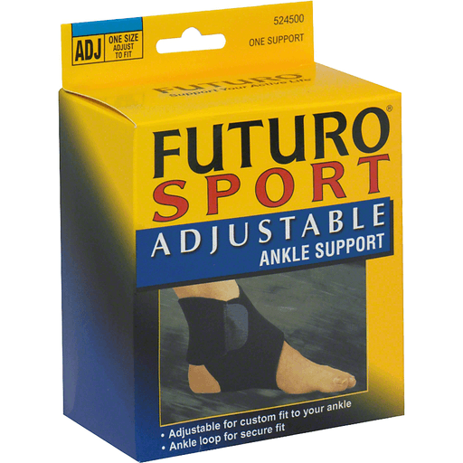 Futuro Futuro Adjustable Ankle Sport Support Supports & Braces White Smoke