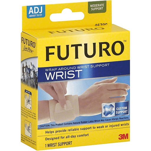 Futuro Futuro Wrist Wrap Personal Care White Smoke