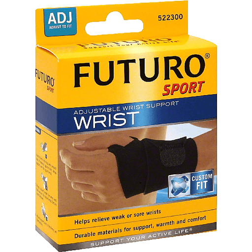 Futuro Futuro Sport Adjustable Wrist Support, Adjust To Fit Bowling Wrist Supports Orange