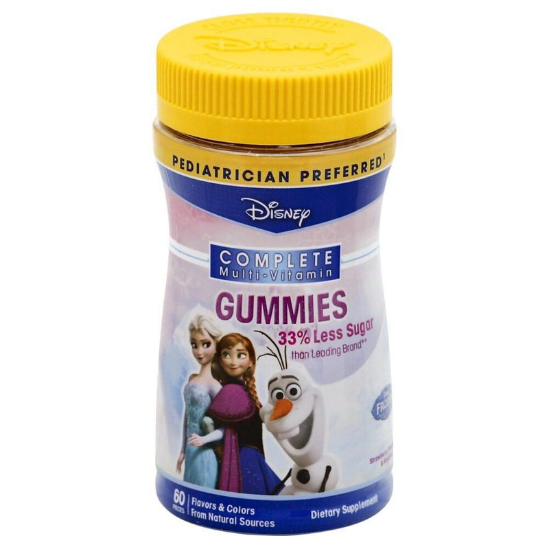 NatureSmart NatureSmart Disney Frozen Complete Multi-Vitamin Gummies Strawberry, Watermelon & Raspberry Vitamins & Supplements White Smoke