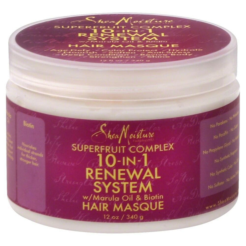 Shea Moisture Shea Moisture Superfruit Complex 10-In-1 Renewal System Hair Masque 12 Oz Hair Care Light Gray