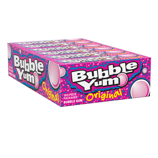 Bubble Yum Bubble Yum Original 5 Piece Gum Box, 1.4 Oz., 18 Ct Candy & Chocolate White Smoke