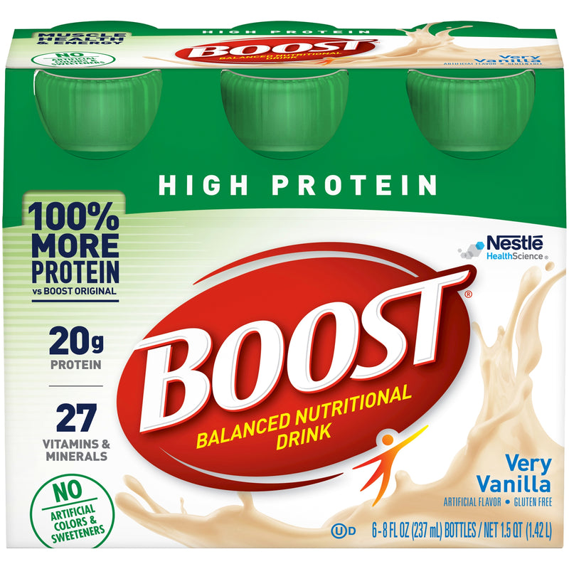 Boost Boost High Protein Balanced Nutritional Drink Very Vanilla Fitness & Nutrition White Smoke