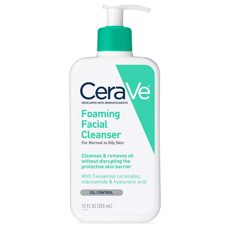 CeraVe CeraVe Oil Control Foaming Facial Cleanser 12 Fl Oz Facial Cleansers White Smoke