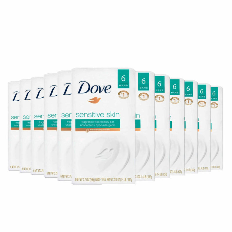 Dove Dove Sensitive Skin Beauty Soap Bar Unscented - 4.25 Oz X Bar Soap Lavender