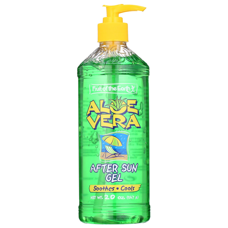 Fruit of the Earth Fruit of the Earth Aloe Vera After Sun Gel 20 Oz Skin Care White Smoke