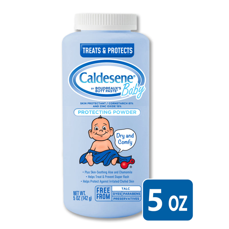 Caldesene Caldesene Baby Cornstarch Powder With Zinc Oxide 5 Oz Baby & Toddler White Smoke