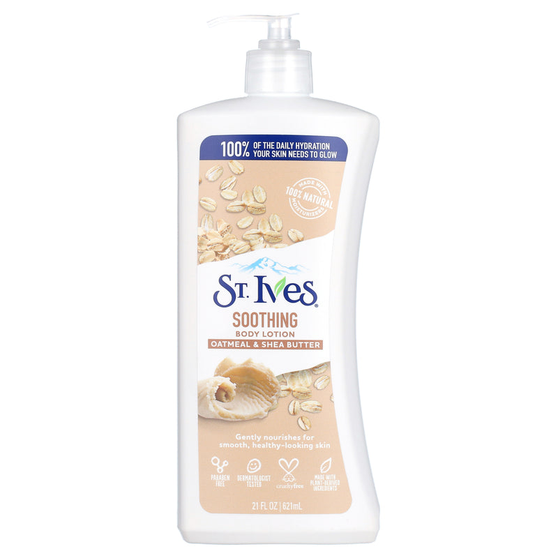 St. Ives St. Ives Soothing Hand & Body Lotion Oatmeal & Shea Butter, 21 Oz Lotion & Moisturizer White Smoke