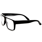 zeroUV Flat Top Square Clear Lens Fashion Glasses 8807 Glasses White Smoke Black,Tortoise