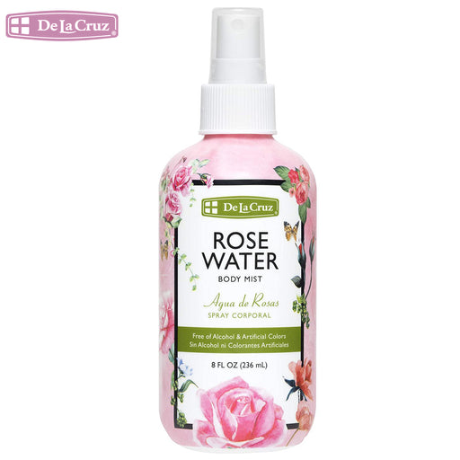 De La Cruz De La Cruz Rose Water Spray For Skin, Hair, And Body Skin Care White Smoke
