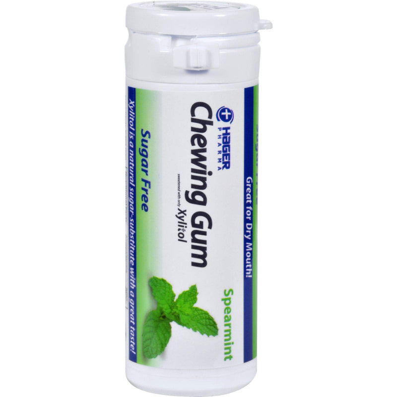 Hager Pharma Hager Pharma Xylitol Chewing Gum Spearmint 30 Ct Candy & Chocolate Light Gray