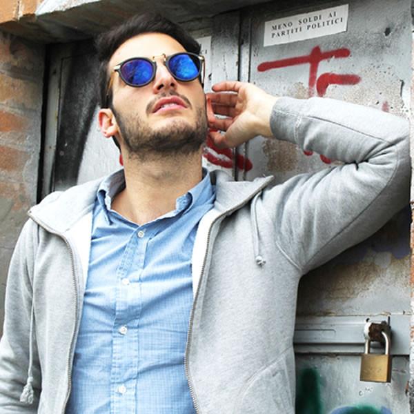 zeroUV Vintage Steampunk Inspired Round Horned Rim Frame Sunglasses 8591 Sunglasses Lavender Shiny Black Gold,Shiny Black Silver,Matte Black Silver,Havana Amber,Havana Green,Creme Amber,Blue Plum,Blue Mirror,Yellow Tortoise Sun