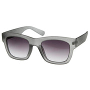 zeroUV Artist Indie Hipster Fashion Soft Rubber Horned Rim Sunglasses 8355 Sunglasses White Smoke Smoke,Red,Black,Tortoise,White