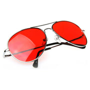 zeroUV Bachelor Party Movie Color Costume Aviator Sunglasses 8405 Sunglasses White Smoke Red,Orange,Pink,Purple,Blue,Yellow
