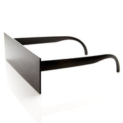 zeroUV Photo Censorship Sunglasses One Piece Black Bar Novelty 8669 Sunglasses White Smoke Black Bar,2 Pack