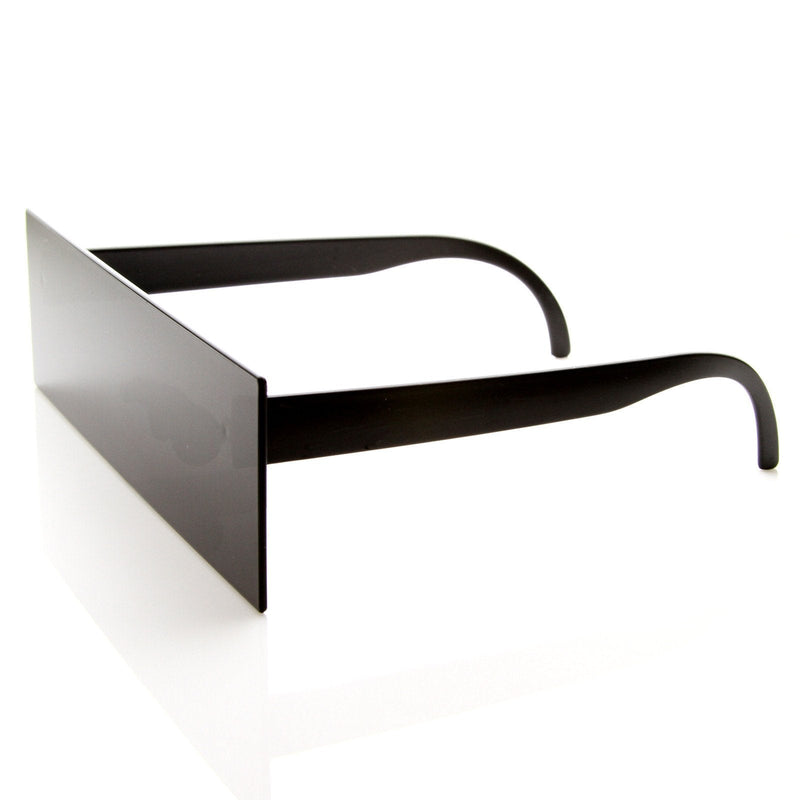 zeroUV Photo Censorship Sunglasses One Piece Black Bar Novelty 8669 Sunglasses White Smoke Black Bar,2 Pack
