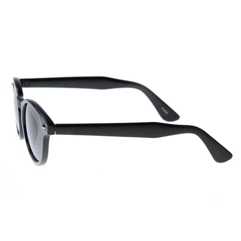 zeroUV Retro Dapper P3 Key Hole Horned Rim Sunglasses 8308 Sunglasses White Smoke Black Smoke,Black Blue,Tortoise Smoke,Tortoise Amber