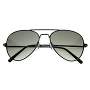 zeroUV Medium Classic Retro Metal Frame Aviator Sunglasses 53mm 1372 Sunglasses White Smoke Black Smoke