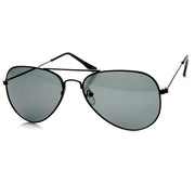 zeroUV Celebrity Large Aviator Sunglasses 8840 Sunglasses White Smoke Black