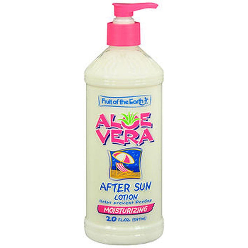 Fruit of the Earth Fruit of the Earth Aloe Vera After Sun Lotion, 20 Oz Lotion & Moisturizer White Smoke